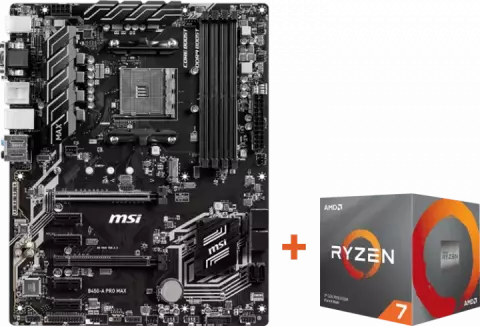 باندل مادربرد MSI B450-A PRO MAX به همراه پردازنده AMD RYZEN 7 3700X