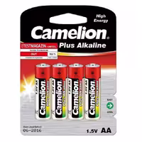 باتری قلمی کملیون مدل Plus Alkaline بسته 4 عددی