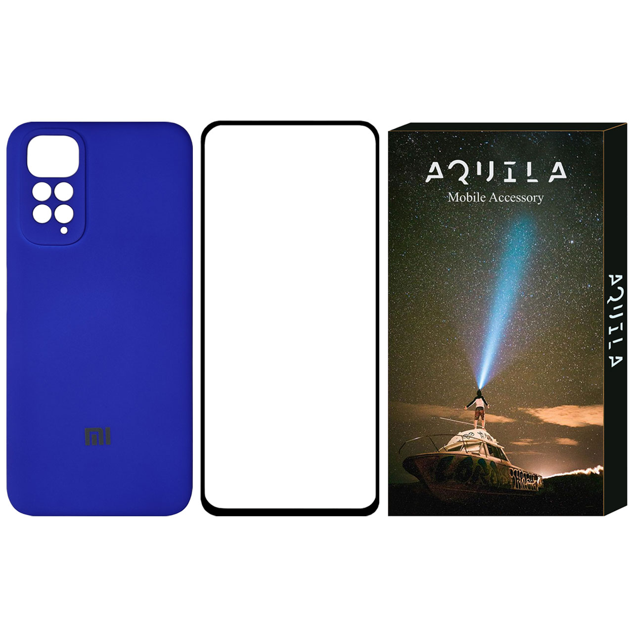 کاور آکوییلا مدل SLCN مناسب برای گوشی موبایل شیائومی Redmi Note 11 Pro به همراه محافظ صفحه نمایش