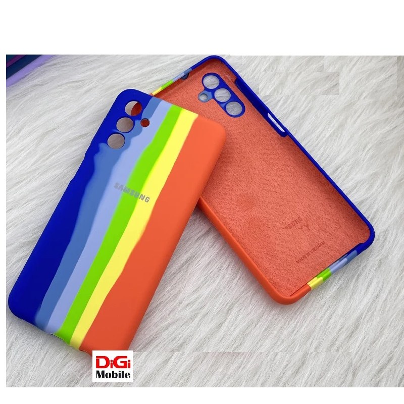 قاب گوشی سامسونگ A02S و A03S سیلیکونی رنگین کمان 6