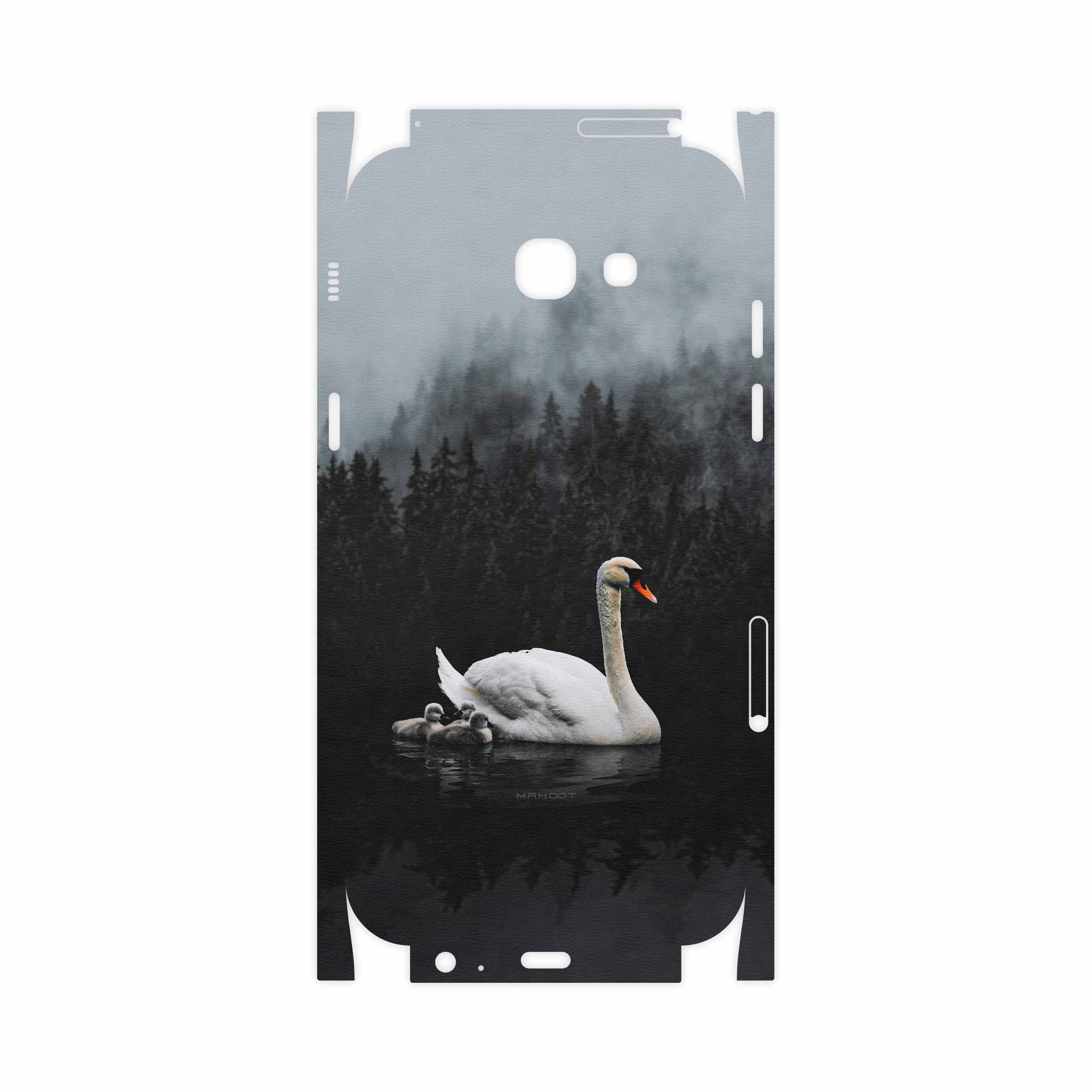 برچسب پوششی ماهوت مدل Swan Lake-FullSkin مناسب برای گوشی موبایل سامسونگ Galaxy A7 2017