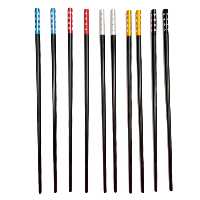 چوب غذاخوری مدل چاپستیک نگین بسته 5 عددی