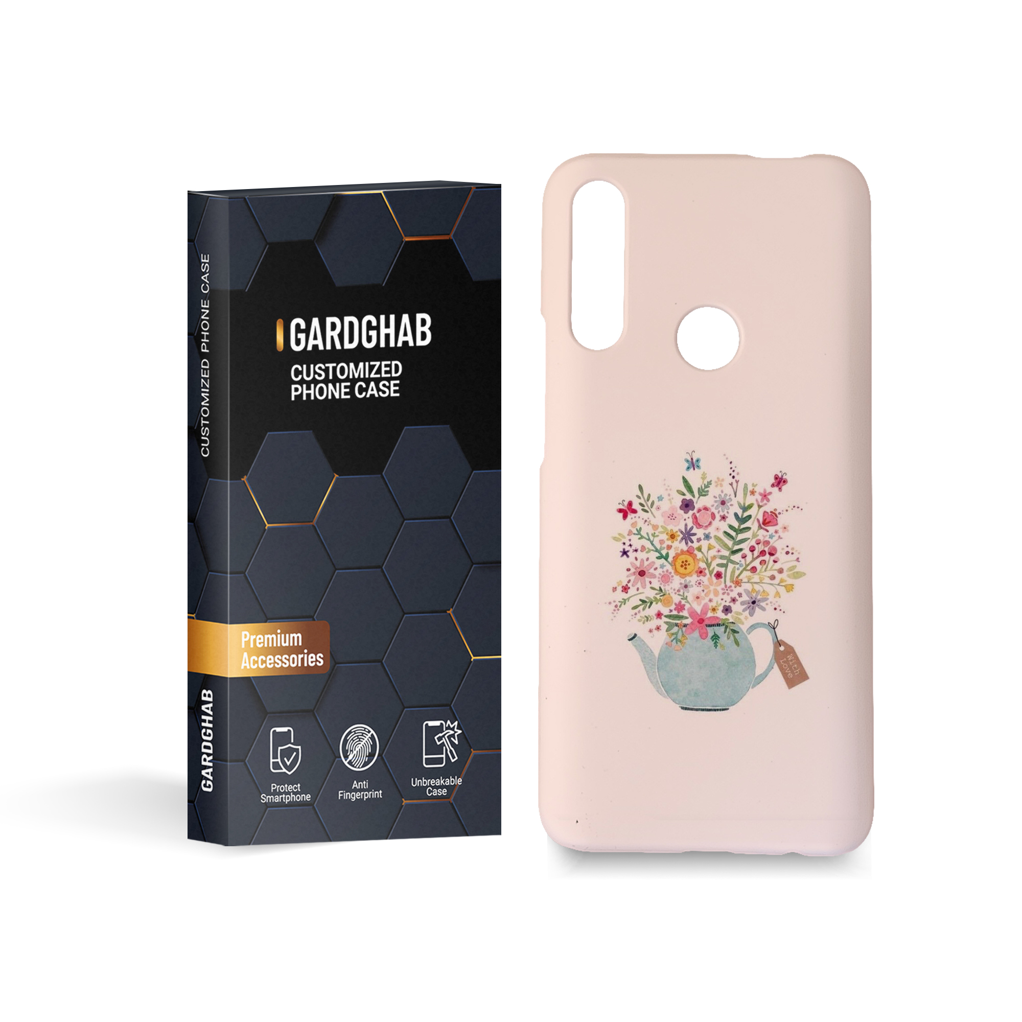   کاور گارد قاب مدل گل مناسب برای گوشی موبایل هوآوی Y9 prime 2019