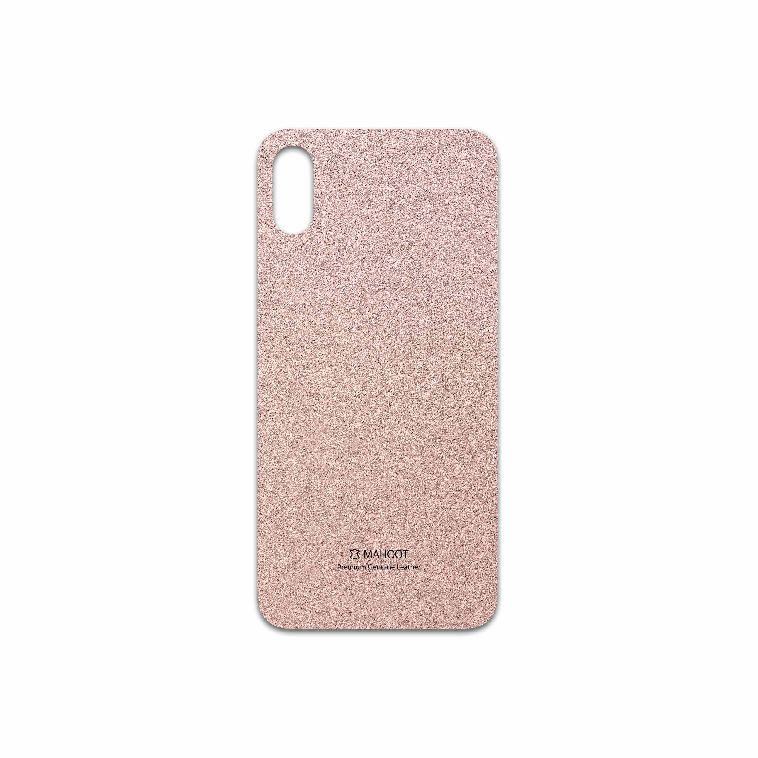 برچسب پوششی ماهوت مدل Rose Gold Leather مناسب برای گوشی موبایل اپل iPhone XS