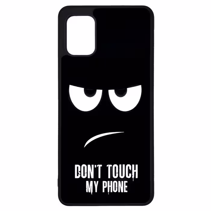 کاور طرح DONT TOUCH MY PHONE کد G-090 مناسب برای گوشی موبایل سامسونگ Galaxy A31 | دیجی قاب دونی