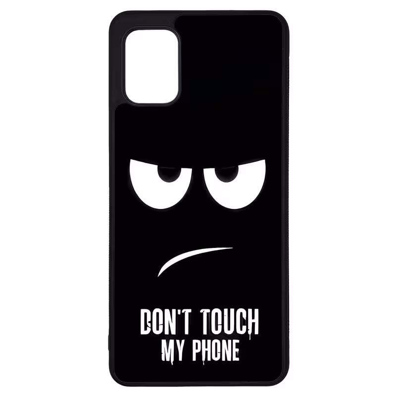 کاور طرح DONT TOUCH MY PHONE کد G-090 مناسب برای گوشی موبایل سامسونگ Galaxy A31 | دیجی قاب دونی
