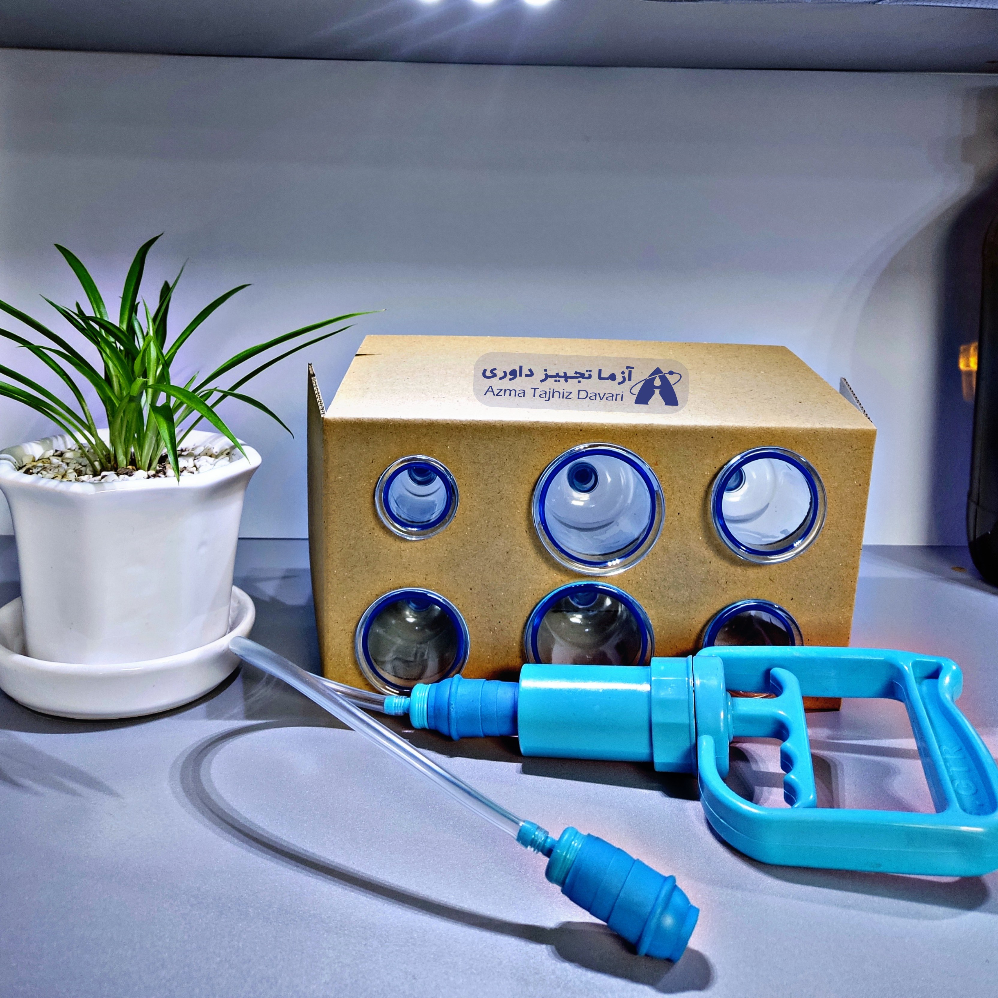 لیوان بادکش 6تایی 