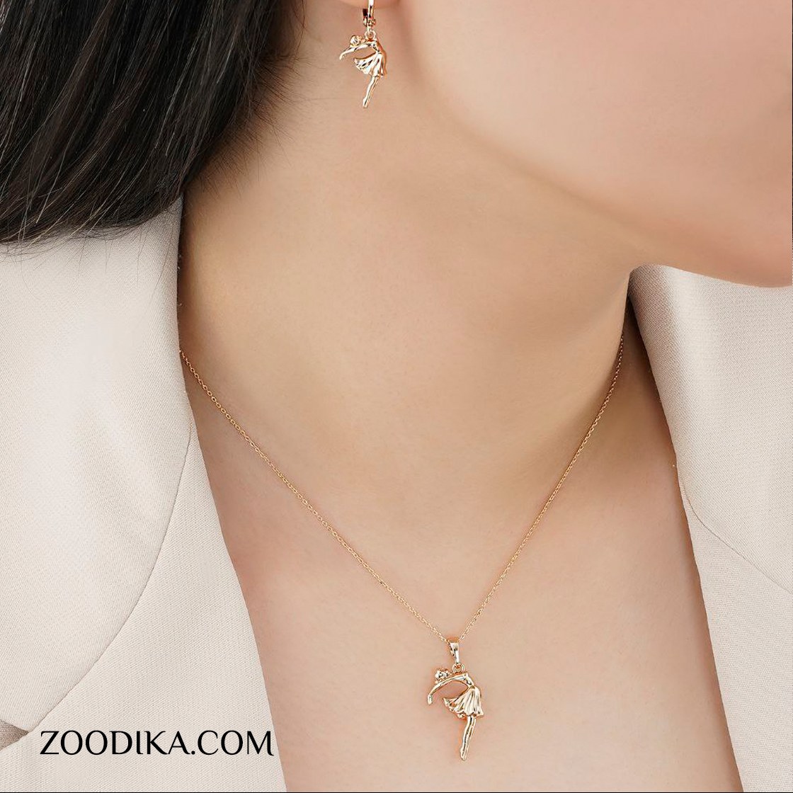 نیم ست ژوپینگ مدل بالرین رنگ ثابت ضد حساسیت A-128