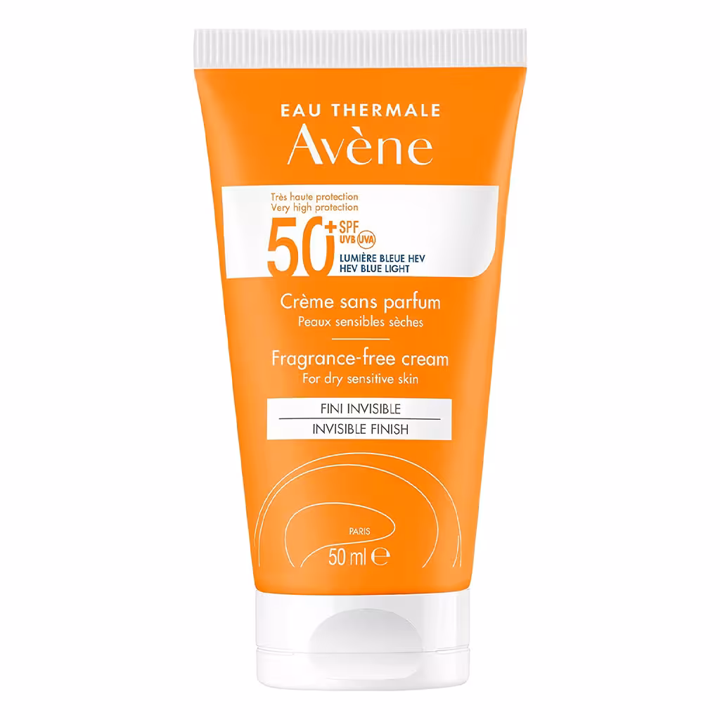 ضد آفتاب اون مخصوص پوست خشک و حساس | Avène Fragrance-Free Cream SPF50