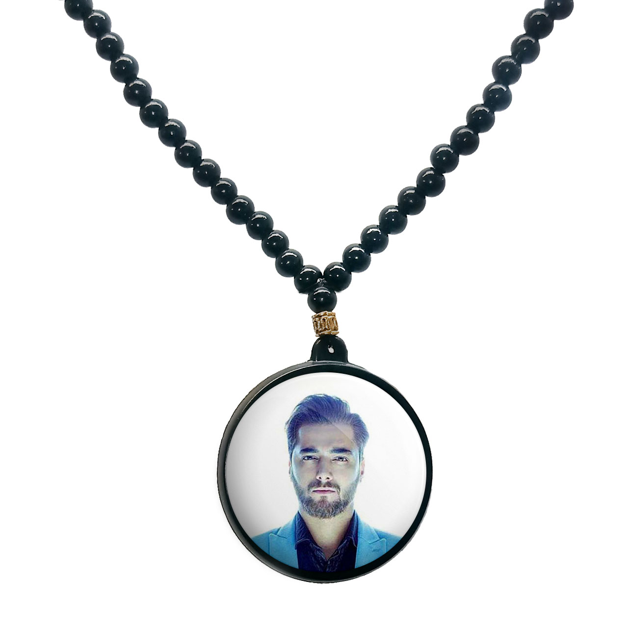 گردنبند پرمانه طرح ماکان بند کد pmd.8627 مدل دو طرفه