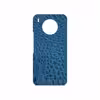 برچسب پوششی ماهوت مدل Blue-Crocodile-Leather مناسب برای گوشی موبایل آنر 50 Lite