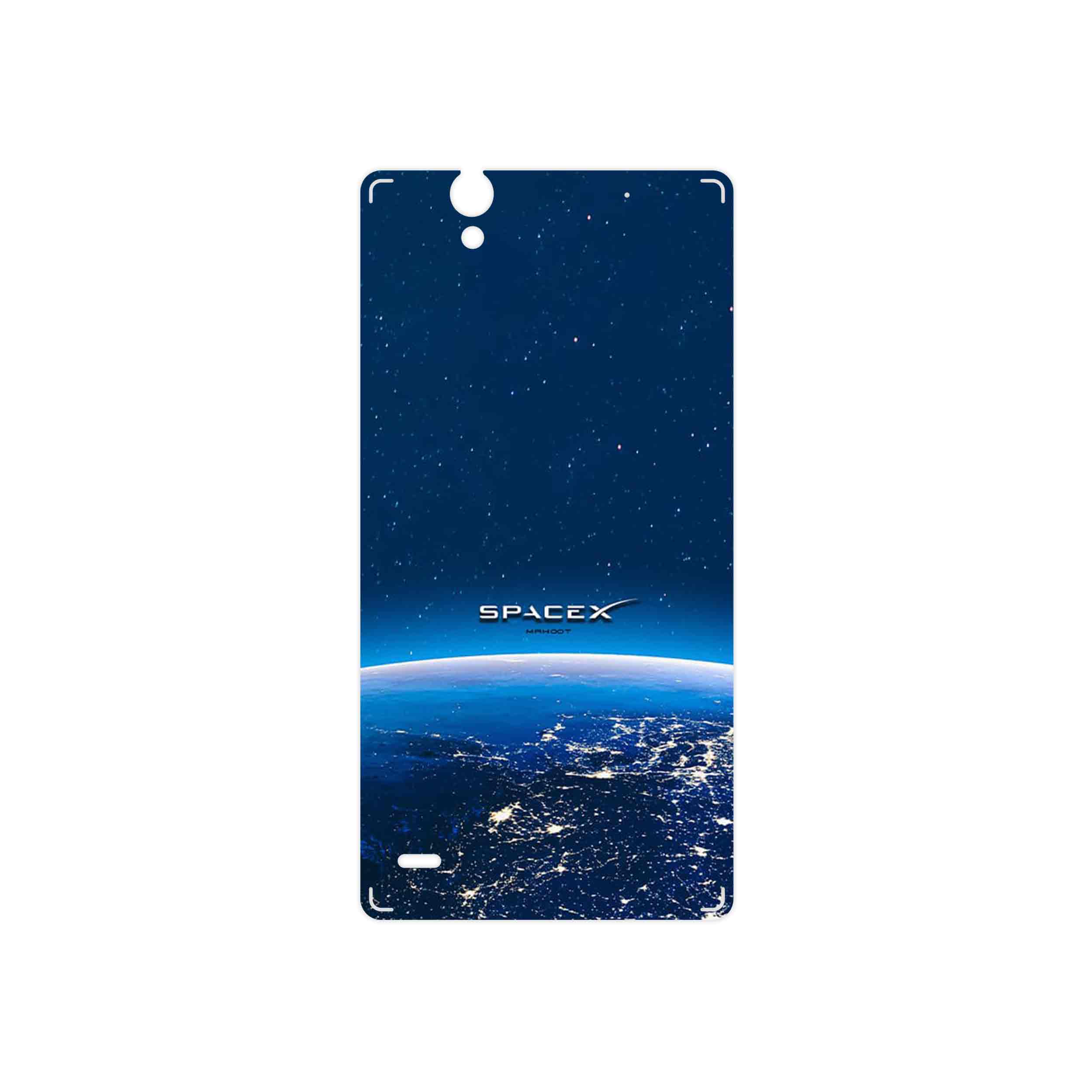 برچسب پوششی ماهوت مدل Space X مناسب برای گوشی موبایل سونی Xperia C4