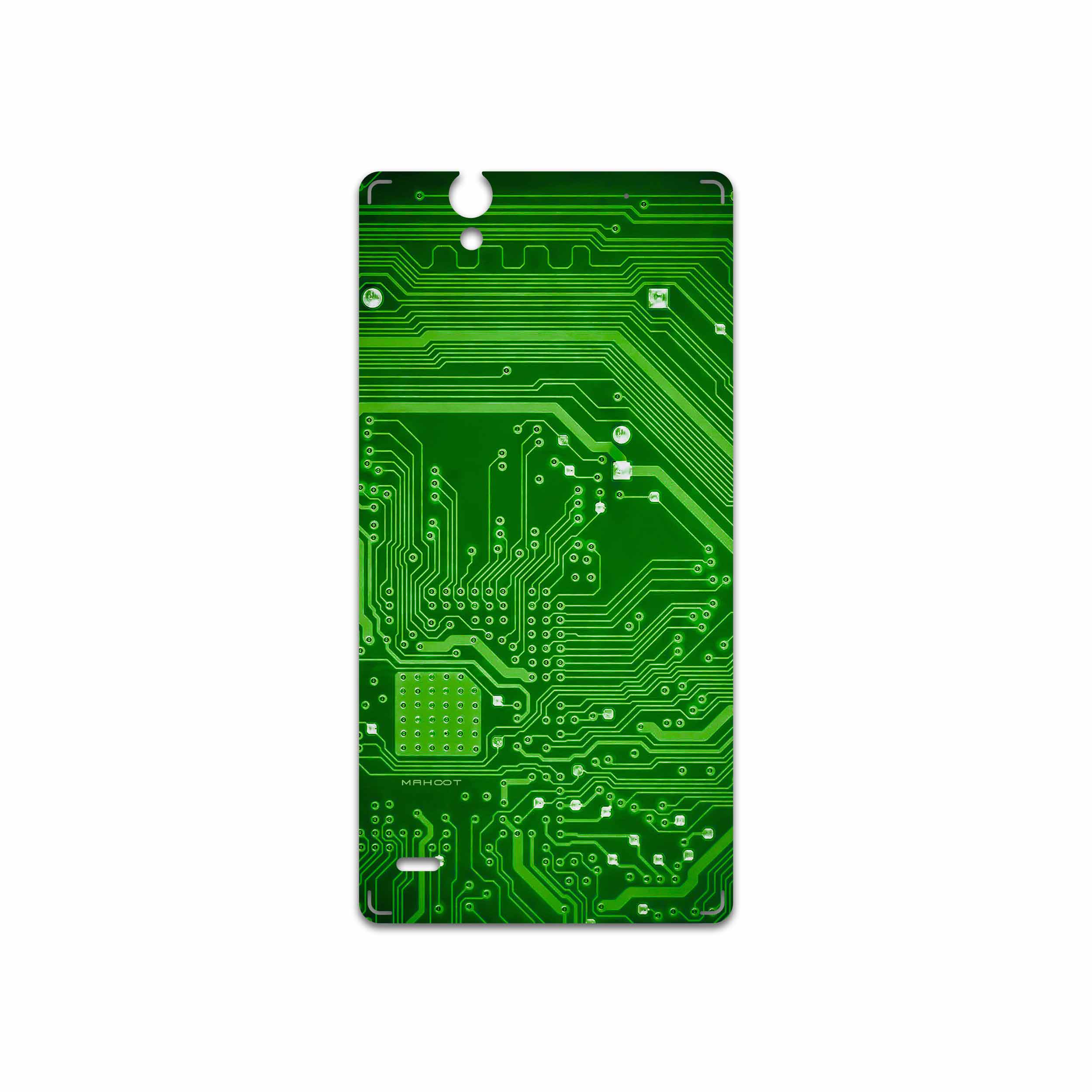 برچسب پوششی ماهوت مدل Green Printed Circuit Board مناسب برای گوشی موبایل سونی Xperia C4