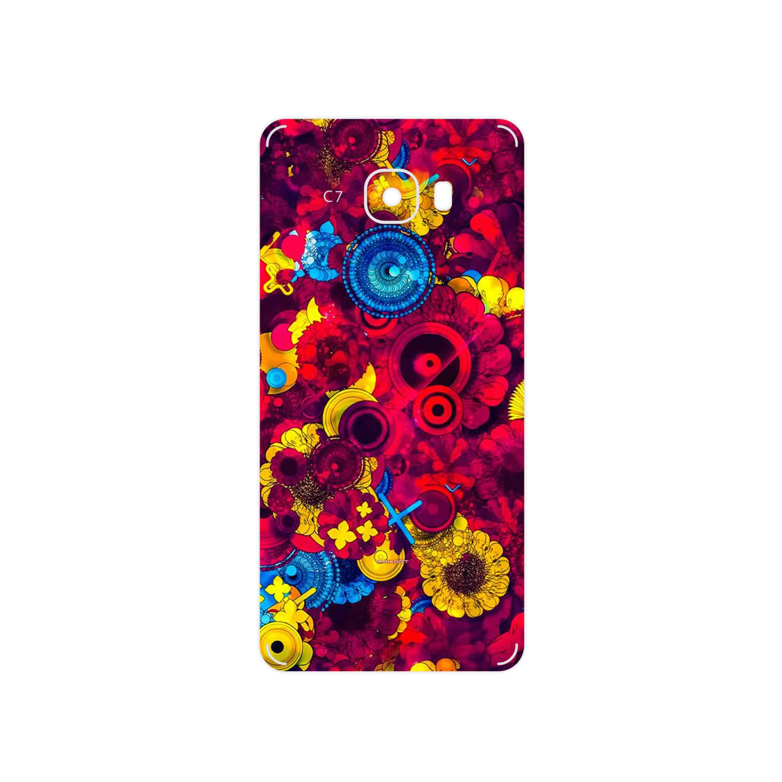 برچسب پوششی ماهوت مدل Vector Flower Garden Digital Art مناسب برای گوشی موبایل سامسونگ Galaxy C7