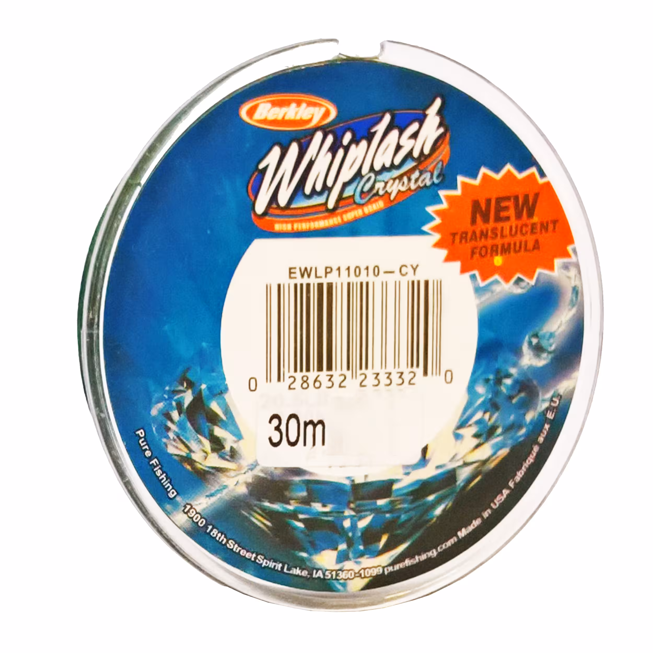 نخ ماهیگیری ابریشمی برکلی WHIPLASH سبز 30 متری