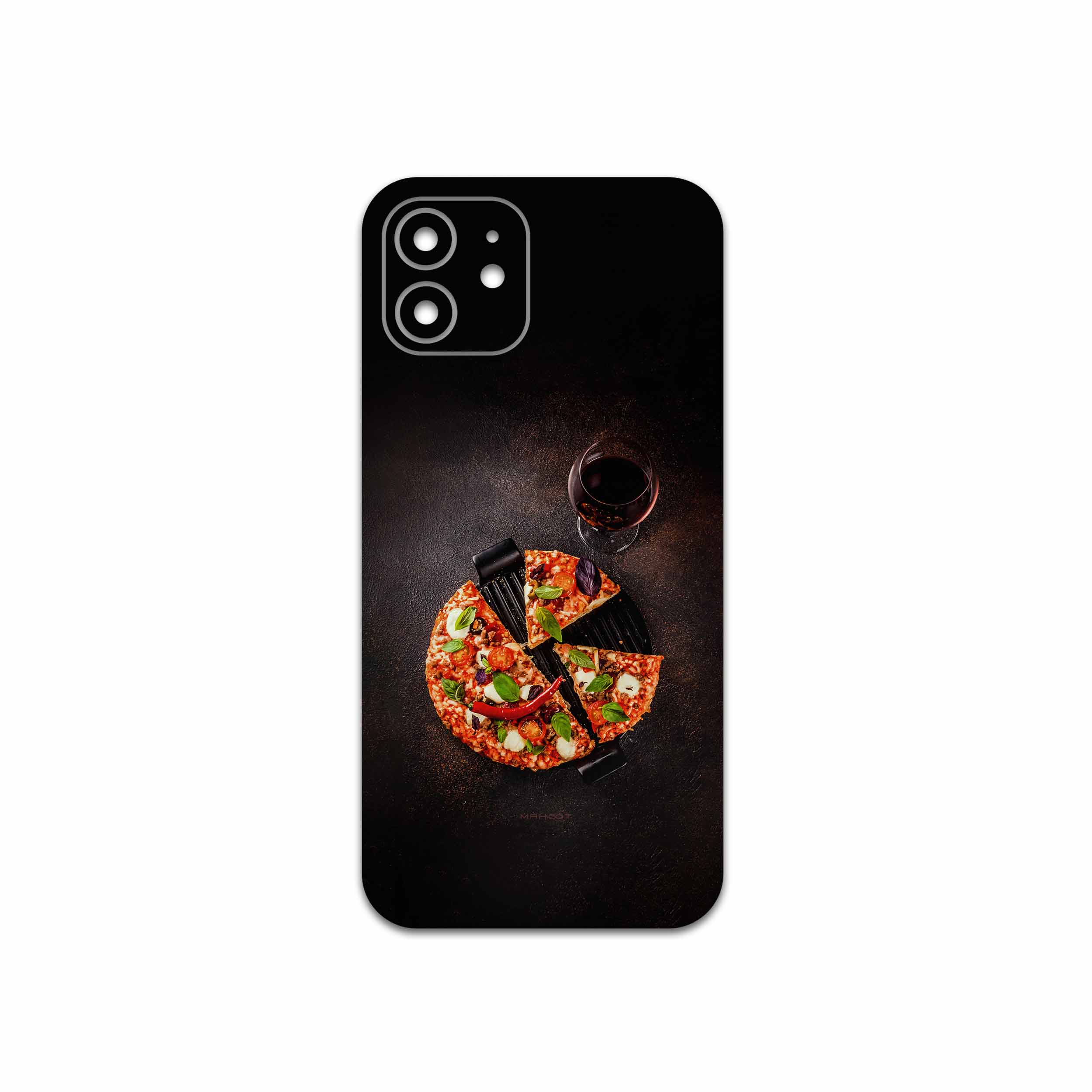 برچسب پوششی ماهوت مدل Pizza مناسب برای گوشی موبایل اپل iPhone 12