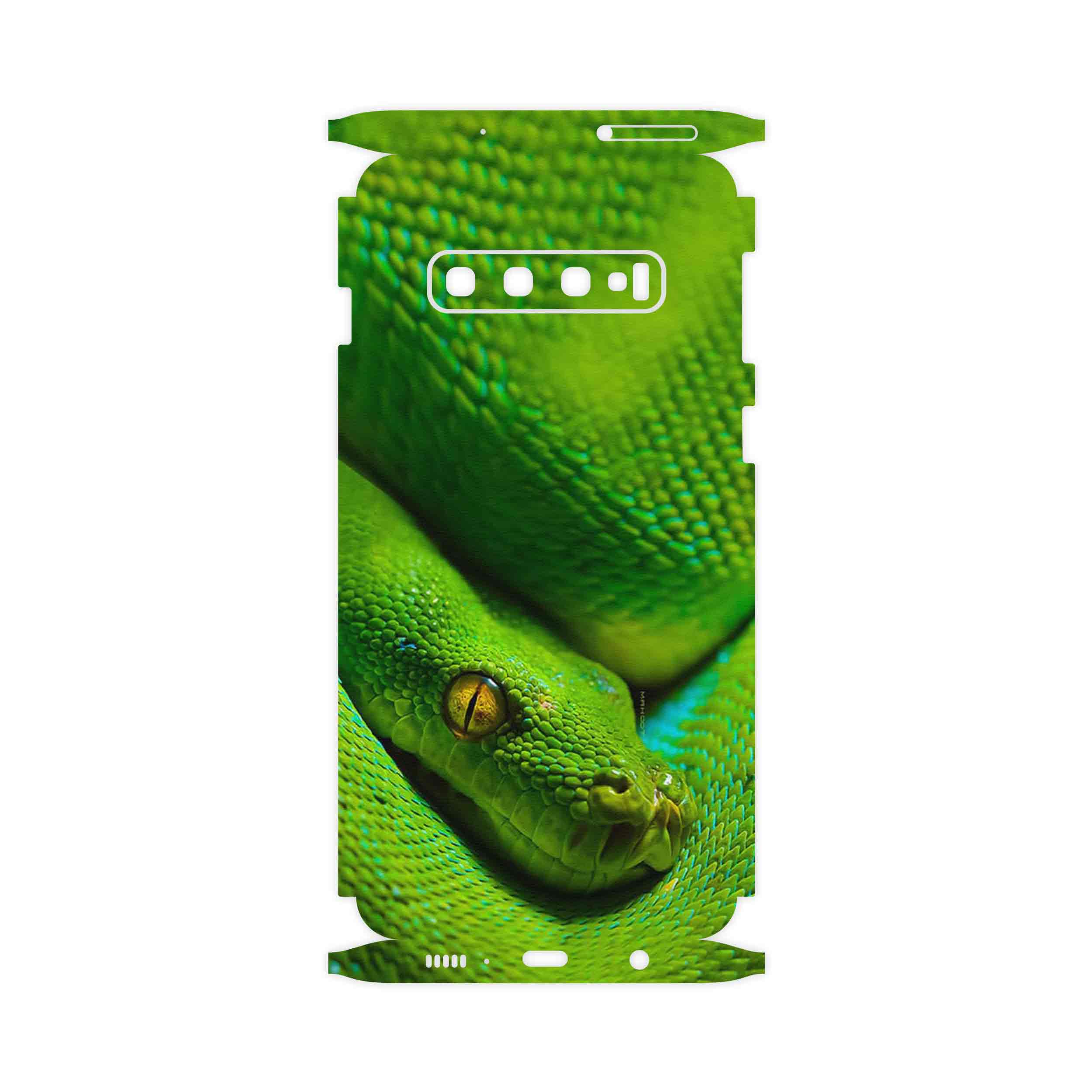 برچسب پوششی ماهوت مدل Snake-FullSkin مناسب برای گوشی موبایل سامسونگ Galaxy S10