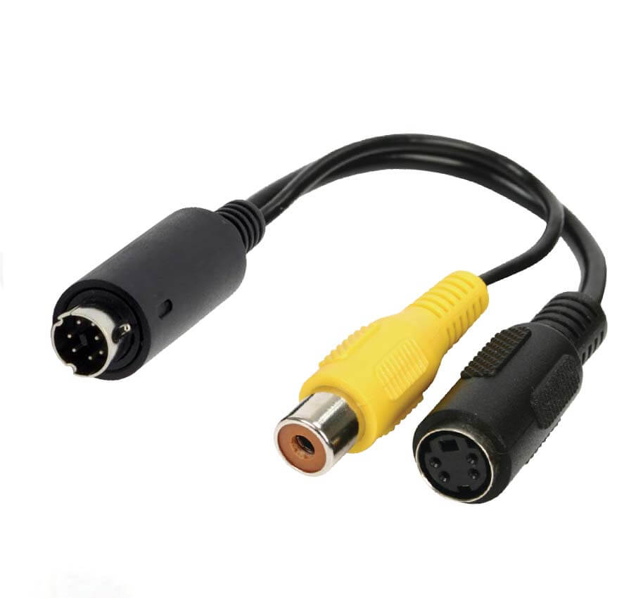 تبدیل MINI DIN 7 PIN به S-VIDEO و AV