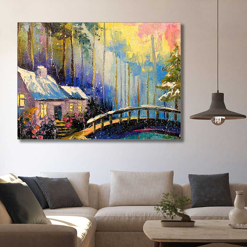 تابلو شاسی گالری استاربوی طرح کلبه کد 166