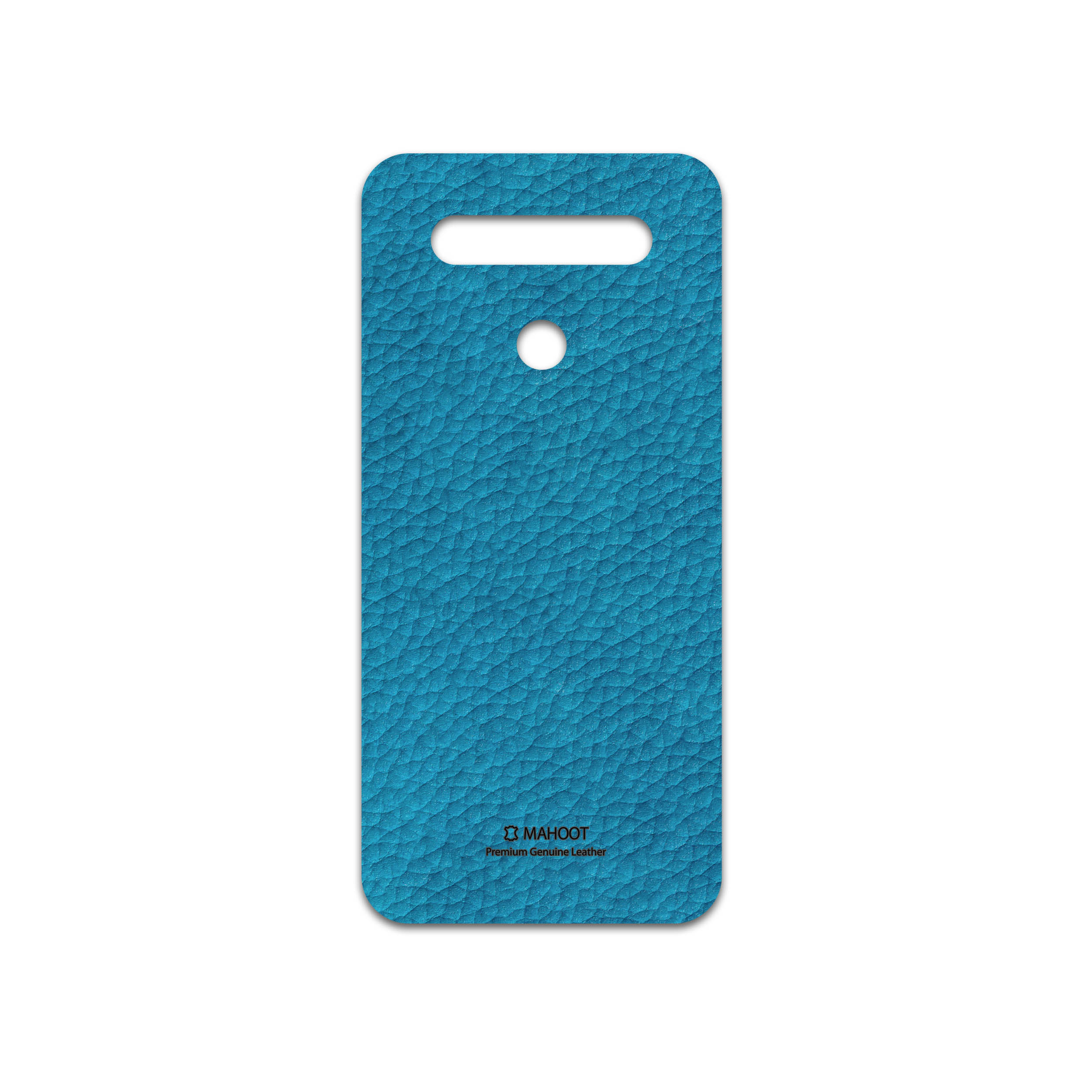 برچسب پوششی ماهوت مدل Blue-Leather مناسب برای گوشی موبایل ال جی K51S