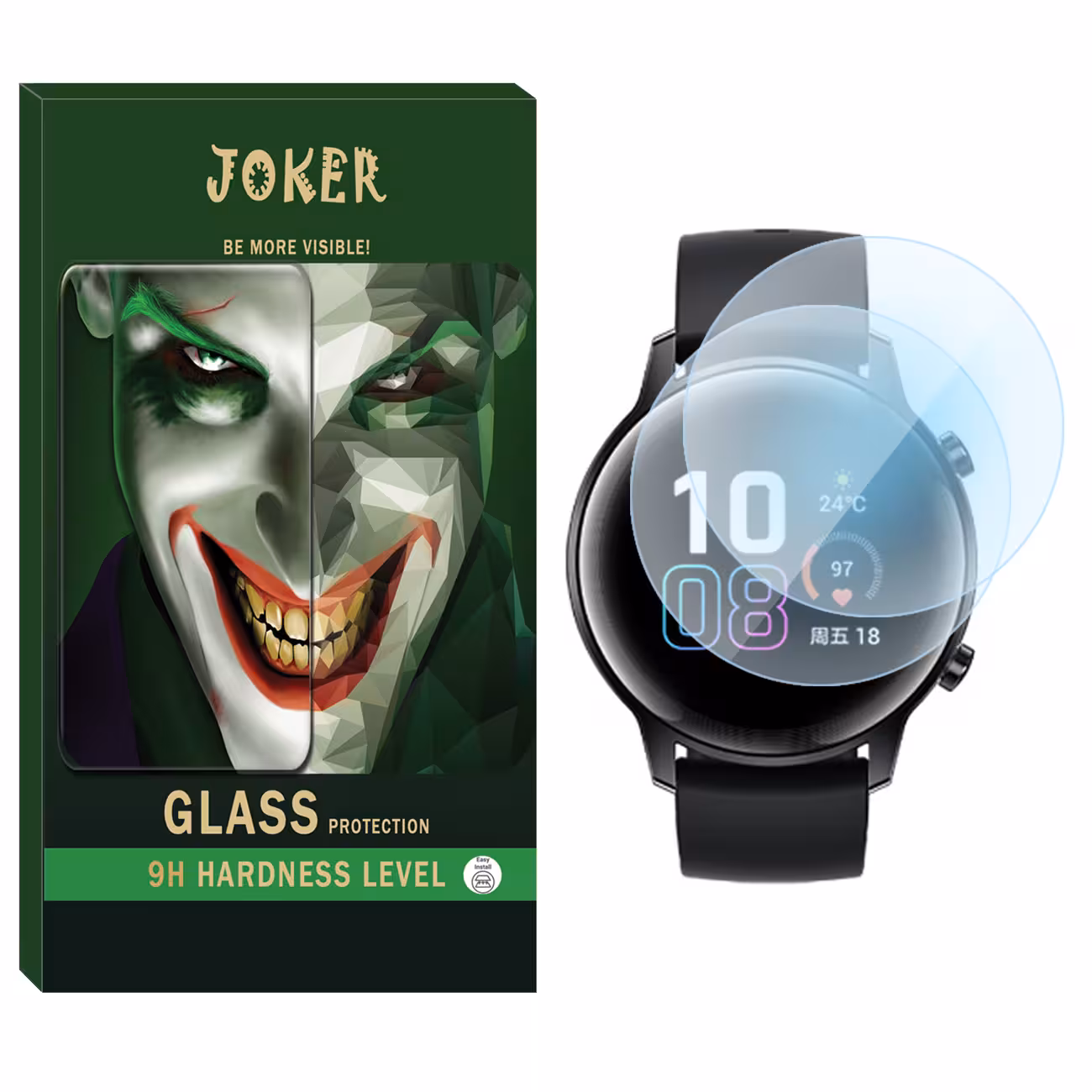 محافظ صفحه نمایش نانو جوکر مدل NJK مناسب برای ساعت هوشمند آنر Magic Watch 2 42mm بسته دو عددی