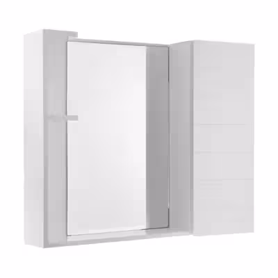 ست آینه و باکس سرویس بهداشتی مدل دکور چپ