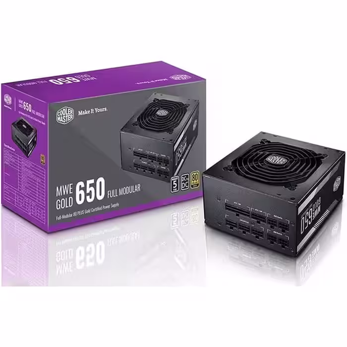 پاور کامپوتر مدل MWE-650w White V2 کولرمستر Cooler Master