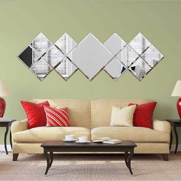 آینه دکوراتیو تجسم مدل TABAN06 - آینه و روشویی تجسم