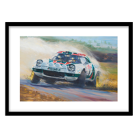 قیمت و خرید تابلو دکوراتیو نقاشی خودرو کلاسیک کد 0829