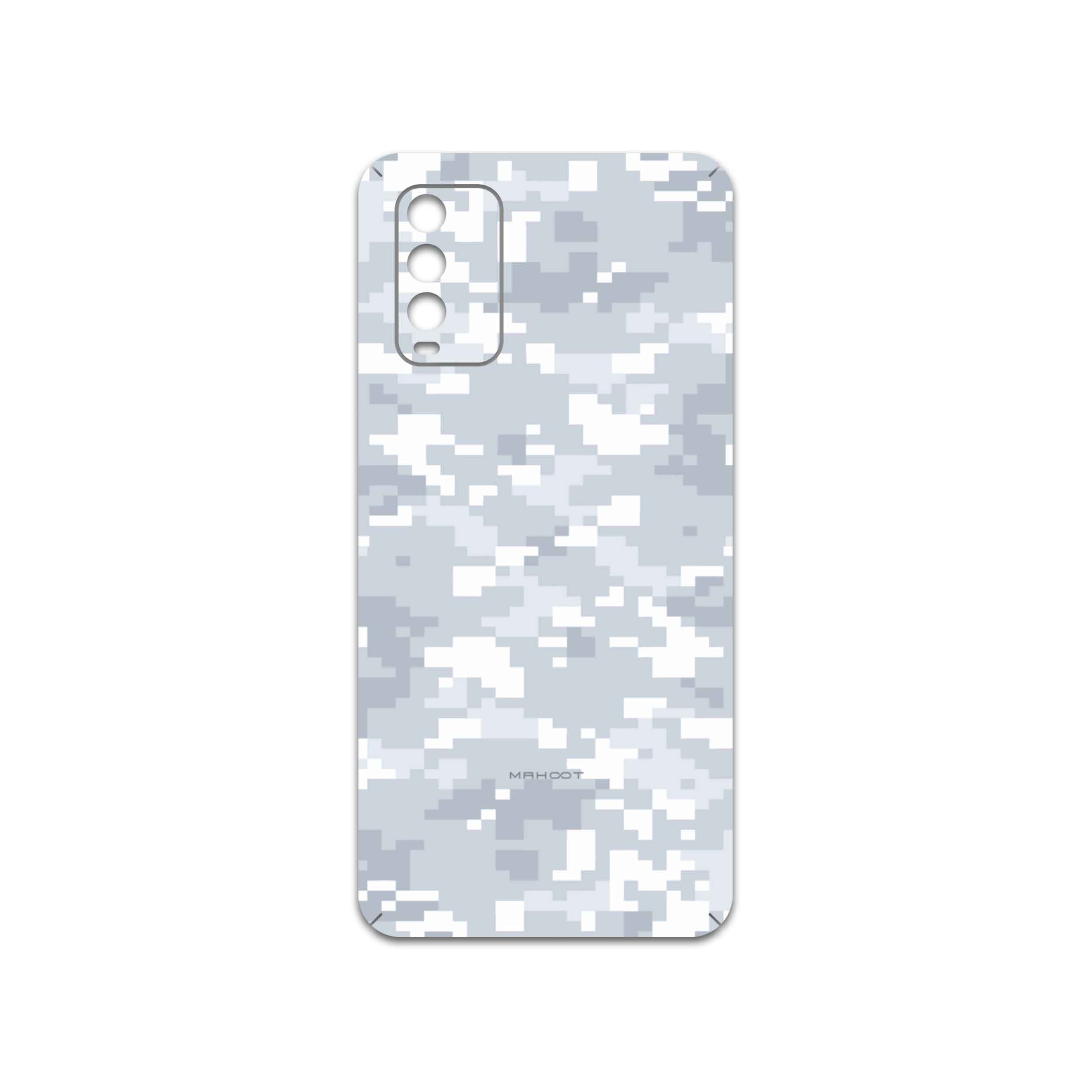 برچسب پوششی ماهوت مدل Army-Snow-Pixel مناسب برای گوشی موبایل شیائومی Redmi Note 9 4G