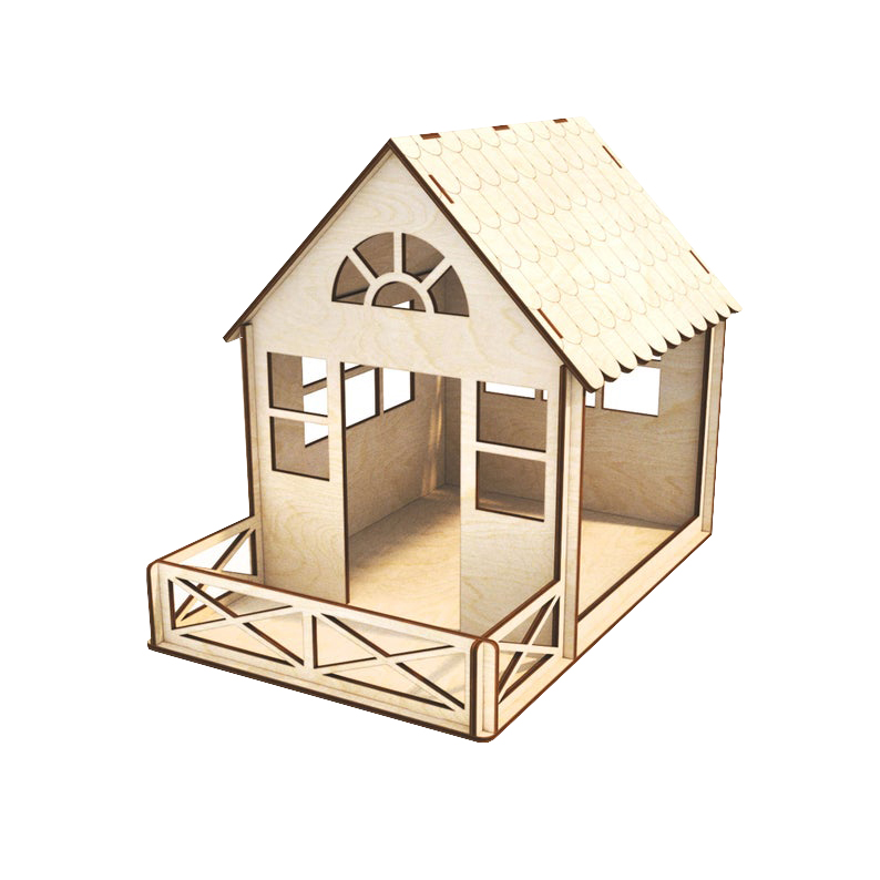 ماکت دکوری مدل کلبه بازی کد 501