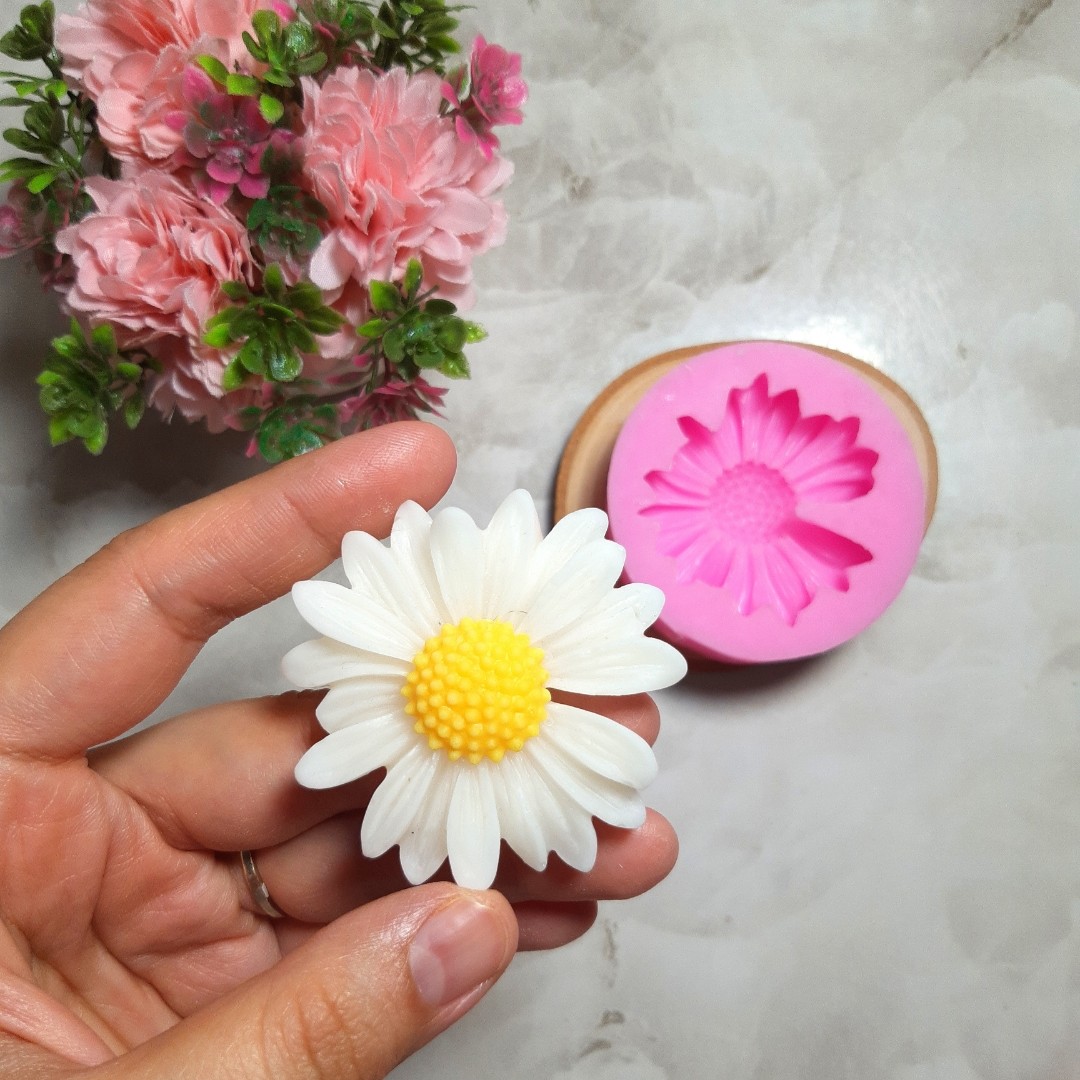 قالب سیلیکونی شمع گل مارگاریت