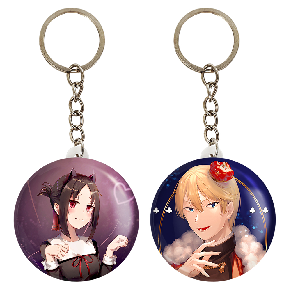 جاکلیدی خندالو مدل میوکی ساما و کاگویا شینومیا انیمه کاگویا ساما کد 1604016037 مجموعه 2 عددی