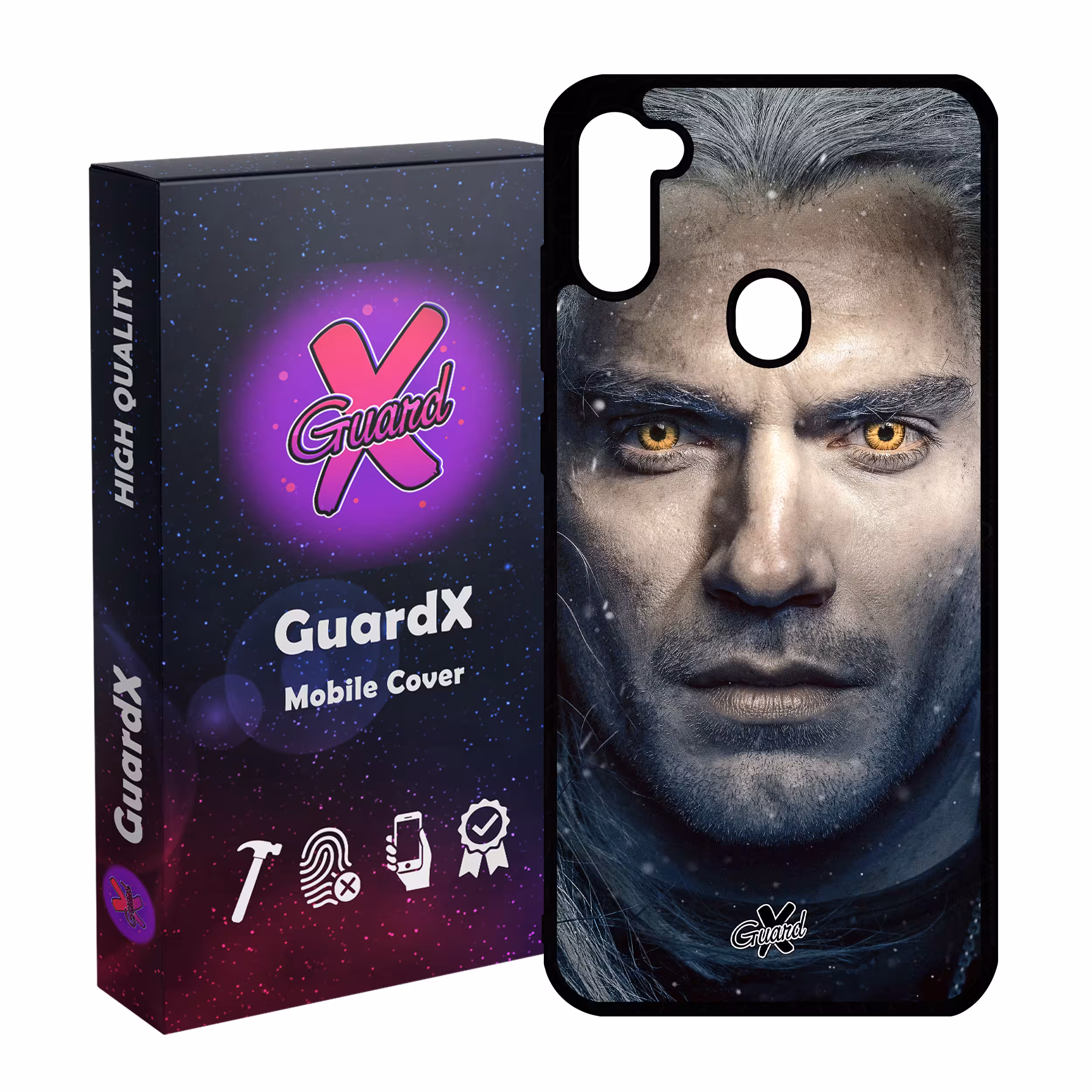 کاور گارد ایکس طرح Witcher مدل Glass10177 مناسب برای گوشی موبایل سامسونگ Galaxy A11 / M11