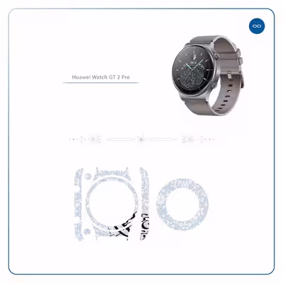 برچسب ماهوت طرح Nastaliq 4 مناسب برای ساعت هوشمند هوآوی Watch GT 2 Pro