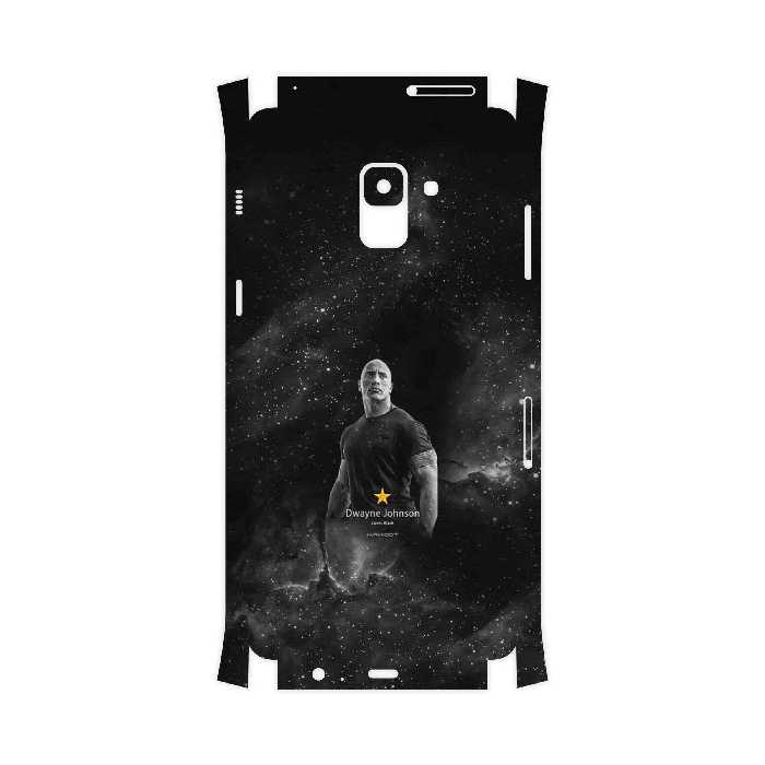 برچسب پوششی ماهوت مدل Dwayne Johnson-FullSkin مناسب برای گوشی موبایل سامسونگ Galaxy A8 Plus 2018