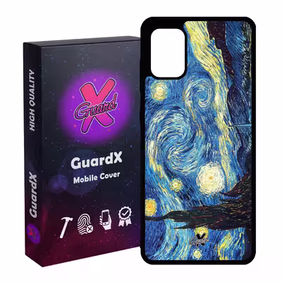 کاور گارد ایکس طرح Starry Night مدل Glass10110 مناسب برای گوشی موبایل سامسونگ Galaxy A31