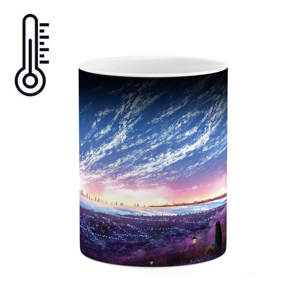 ماگ حرارتی طرح دختر مدل mgph01892