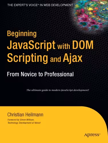 خرید و دانلود نسخه کامل کتاب Beginning JavaScript with DOM Scripting and Ajax