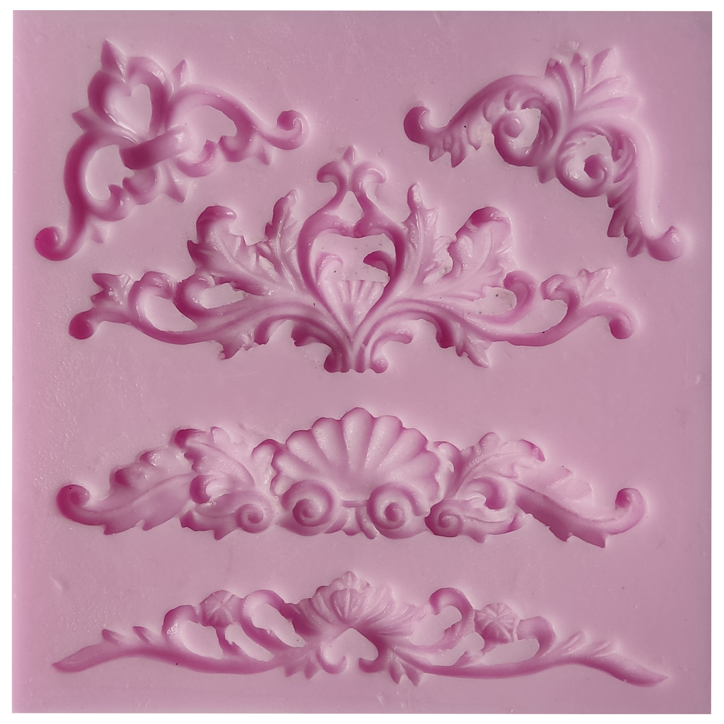 قالب مالد فوندانت مدل حاشیه