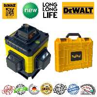 تراز  لیزری ریموت دار  360 درجه 4 بعدی 16 لاین دیوالت (شارژی با دو باتری لیتیومی)  
