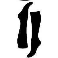 جوراب مشکی بهبود سه ربع کفدار 40 (قیمت برای یک جفت)