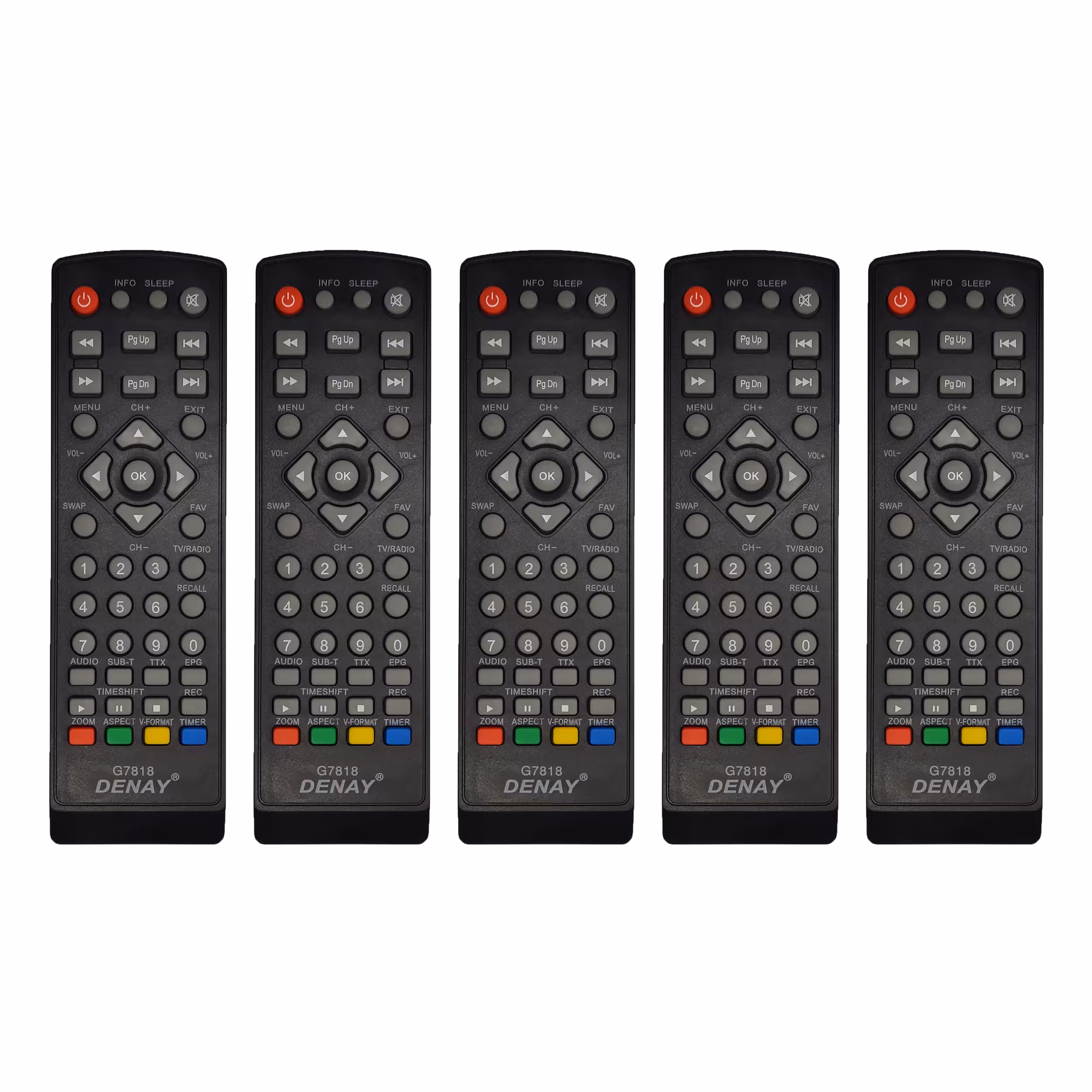 ریموت کنترل دنای مدل G7818 بسته 5 عددی