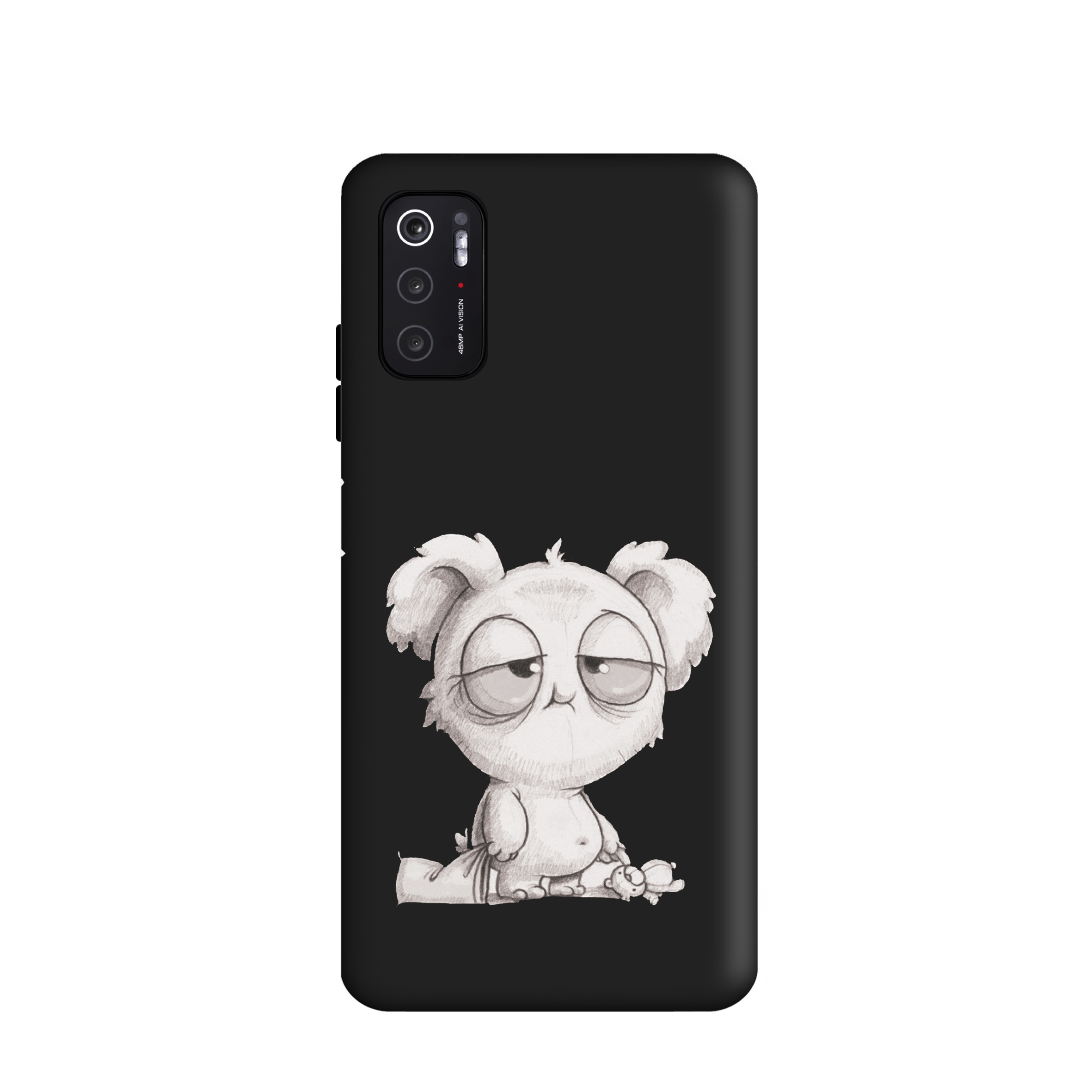 کاور طرح  خرس خسته کد y8120 مناسب برای گوشی موبایل شیائومی  Poco M3 pro