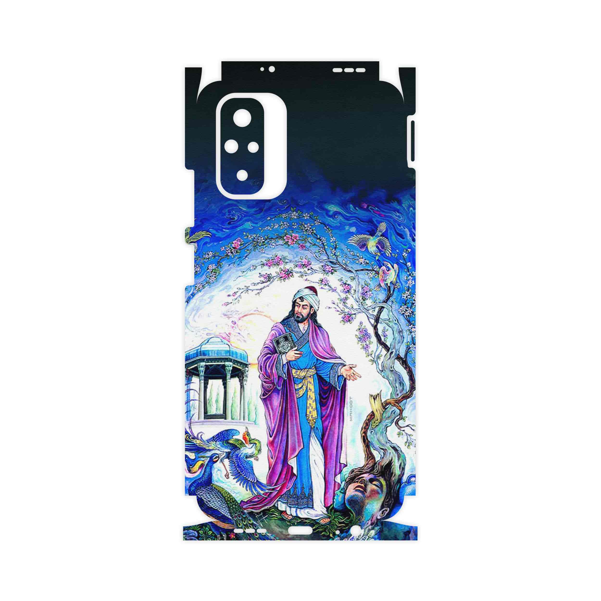 برچسب پوششی ماهوت مدل Hafiz-FullSkin مناسب برای گوشی موبایل شیائومی Redmi Note 10s