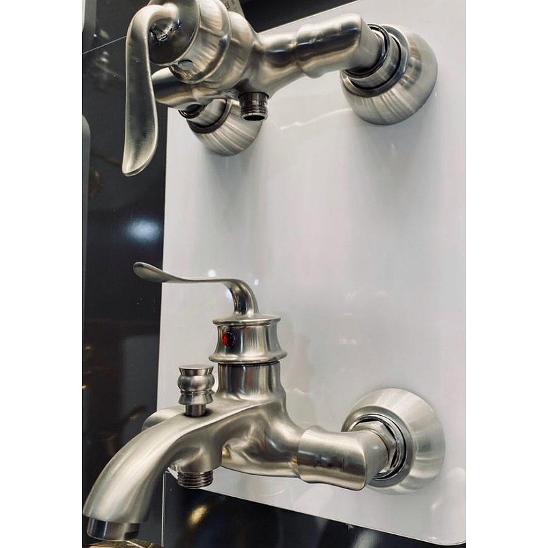 ست دو تیکه شیرالات بامبو کروم ارسال (پس کرایه) به عهده مشتری