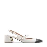 کفش پاشنه کلاسیک سفید زنانه ENTA 5FX های پوست Nine West