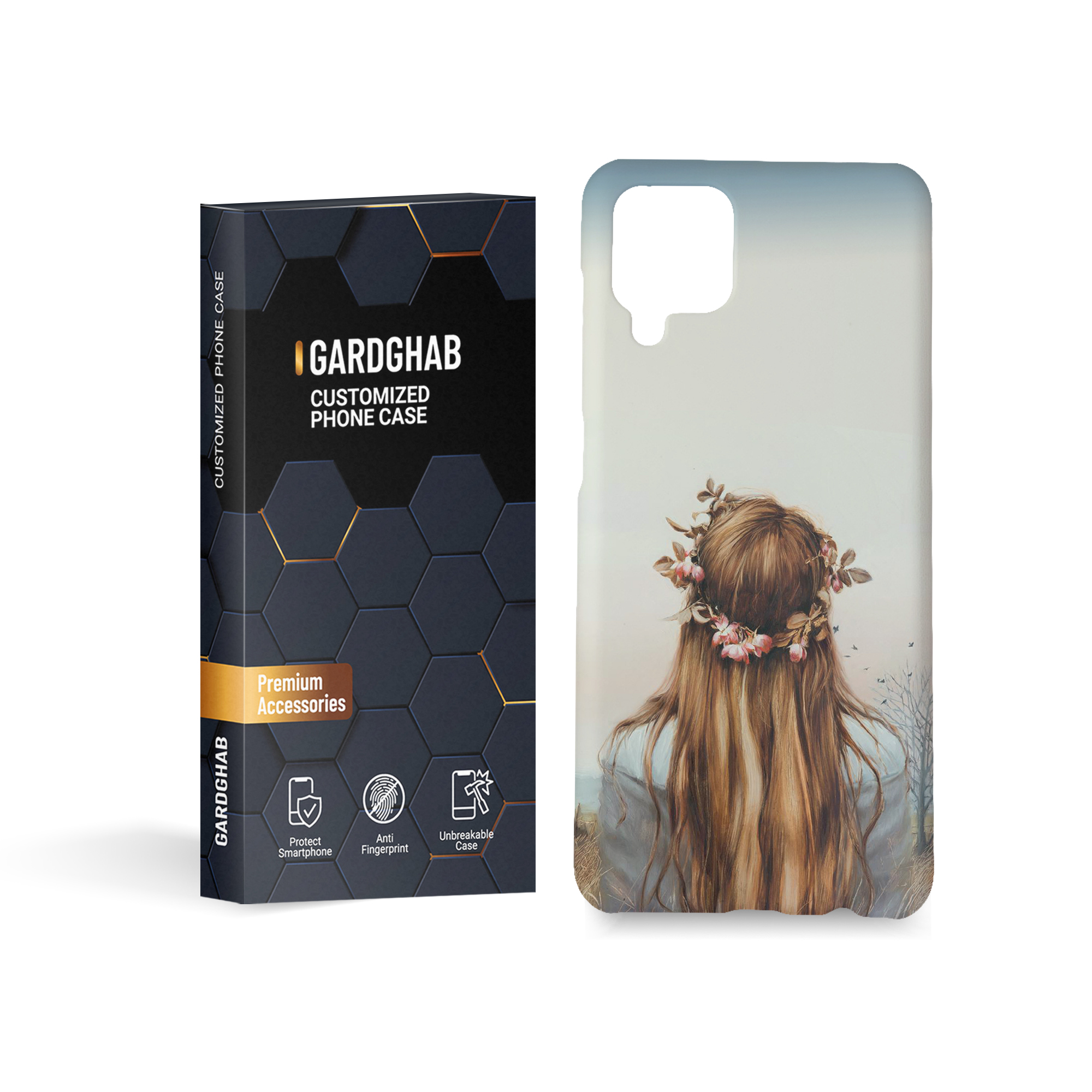 کاور گارد قاب مدل دخترانه مناسب برای گوشی موبایل سامسونگ Galaxy a12