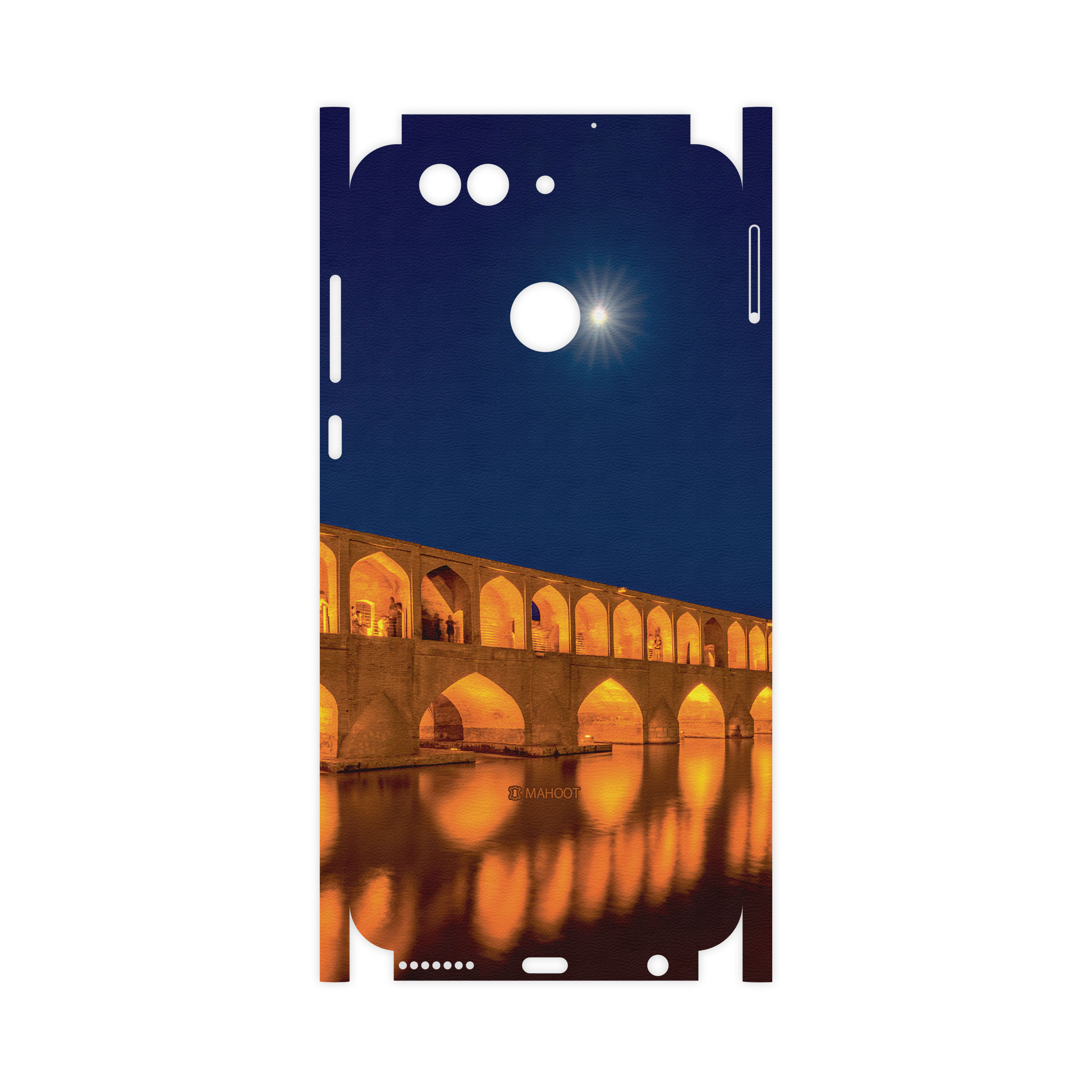 برچسب پوششی ماهوت مدل Si-O-Se-Pol-FullSkin مناسب برای گوشی موبایل هوآوی Nova 2 Plus