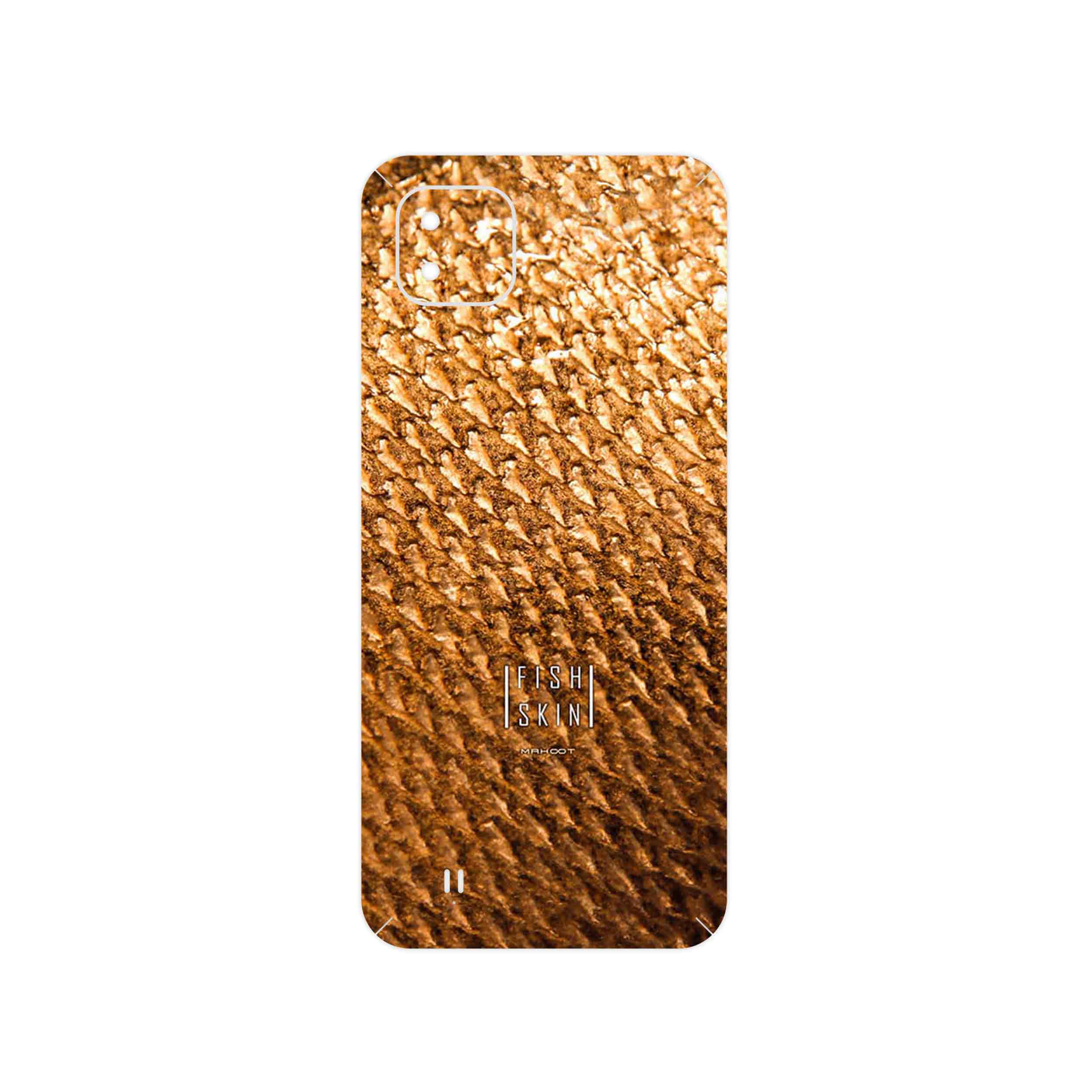برچسب پوششی ماهوت مدل Fish Skin مناسب برای گوشی موبایل ریلمی C11 2021